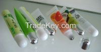 Lip gloss tube with many good-looking cap for lip packaging