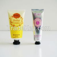 Plastic tube with screw on octagonal  for cosmetic container