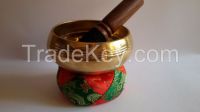 Tibetan Singing Bowl - Brass