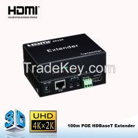 100M HDMI Extender ( Support 4Kx2K, POE, RS232,bi-directional IR control)
