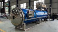 Horizontal Steam Water Spray Retort