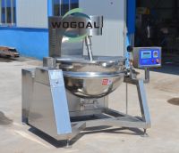  Large Double Layer Jacketed Cooking Kettle/ Cooking Pot With Planetary Mixer 