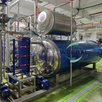 Rotary High Temperature High Pressure Water Spray Retort Sterilization Machine for Plastic Bottle