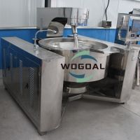 Stainless Steel Tilting Steam/Gas/Electric Heating Jacketed Cooking Kettle With Planetary Mixer/Agitator