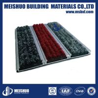 Aluminum interlock design carpet insert entrance matting