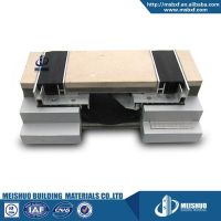 dual seal floor rubber expansion joint with aluminum plate