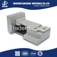 Low aluminum base anti-slip floor joints in constraction building