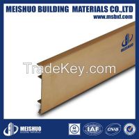 Aluminum floor to wall metal skirting boards