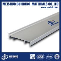 Aluminum wall skirtibg board for protecting wall base