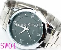 High quality Classic rolexable business man Japan movt quartz watch stainless steel back watch