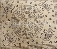 mandala elephant tapestry