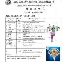 All direction aerosol valve