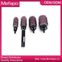 Round Plastic Nylon Brush Detachable Ceramic Ionic Hair Brush