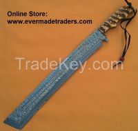 Damascus hand made hunting knife HK-07