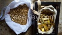 Gold Bars and nuggets for export