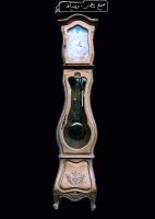 wooden antique ( grandfather o clock)