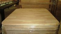 Rubber wood finger jointed table tops