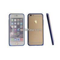 Blue color metalic phone case for iphone 5/5s/6/6plus CO-MTL-6022