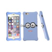 3D cute cartoon back silicone phone case for iphone 5s/6/6plus CO-SIL-402