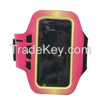 Sport armband neoprene material with purplish red for iphone 5/5s/6/6plus or Sumsung CO-ARMB-5006