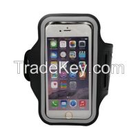 Sport armband neoprene material with white lined back for iphone 5/5s/6/6plus or Sumsung CO-ARMB-5010