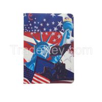 Statue of Liberty Stand PU Leather case for ipad Air CO-LTC-305