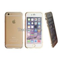Gold color Metalic phone frame for iphone 6/6plus CO-MTL-6018