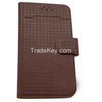Brown 360 degree rotate Stand Leather Phone case CO-LTC-1009