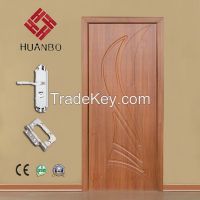 2015 Newest design interior wooden door mdf pvc laminated doors (MQ-019P)