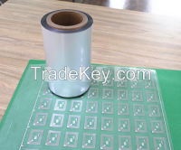 aluminum and pet substrate laminates foil for RFID etching inlay