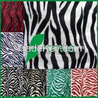 79 100%polyester balck fur S wave fake fur zebra velboa for upholstery