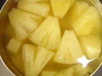 Canned pineapple and canned fruit cocktail