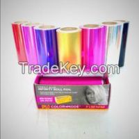 Colored hairdressing aluminium foil