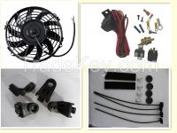 Auto Universal Fan with Wire Harness Kit