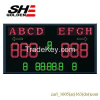 Outdoor wireless console sports game scores basketball electronic scoreboard,led digital electronic scoreboard for basketball