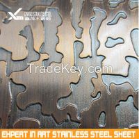 201 304 Color Etching Coated Elevator Door Stainless Steel Sheets - Se