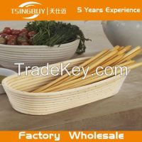 Factory high quality cane  brotform-bread proofing basket-cane banneto