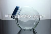 OEM Shenzhen glass jar with screw cap for food