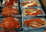 king crab legs and snow crab