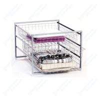 Wire basket drawer organizer
